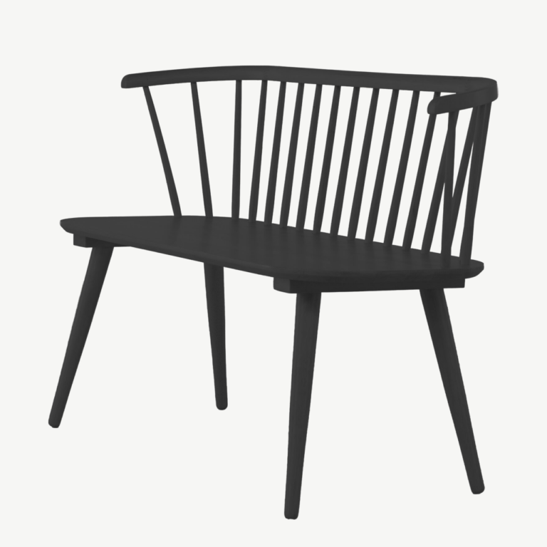 Must kummipuust söögidiivan Bobby, 120 cm - 16803-368