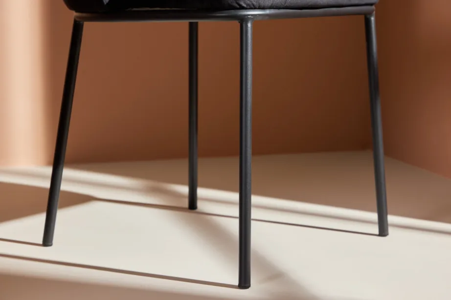 Must sametkattega söögitool terasjalgadel Edina, 61919-100 – 10