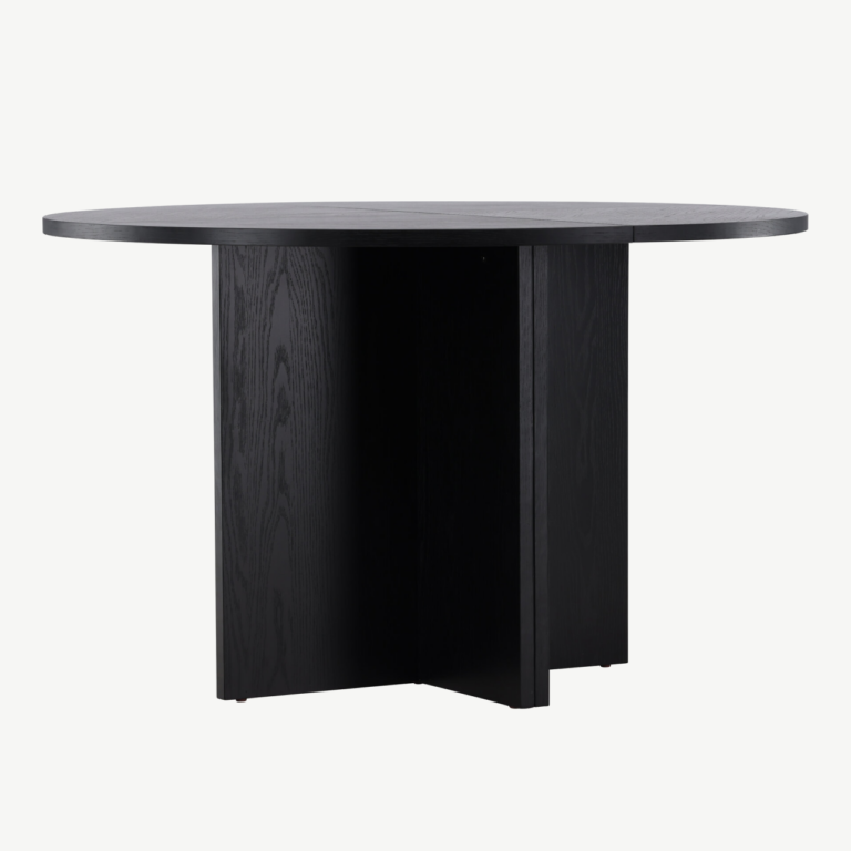 Must tammevineeriga ümar söögilaud Strada (120 cm) - 61993-100