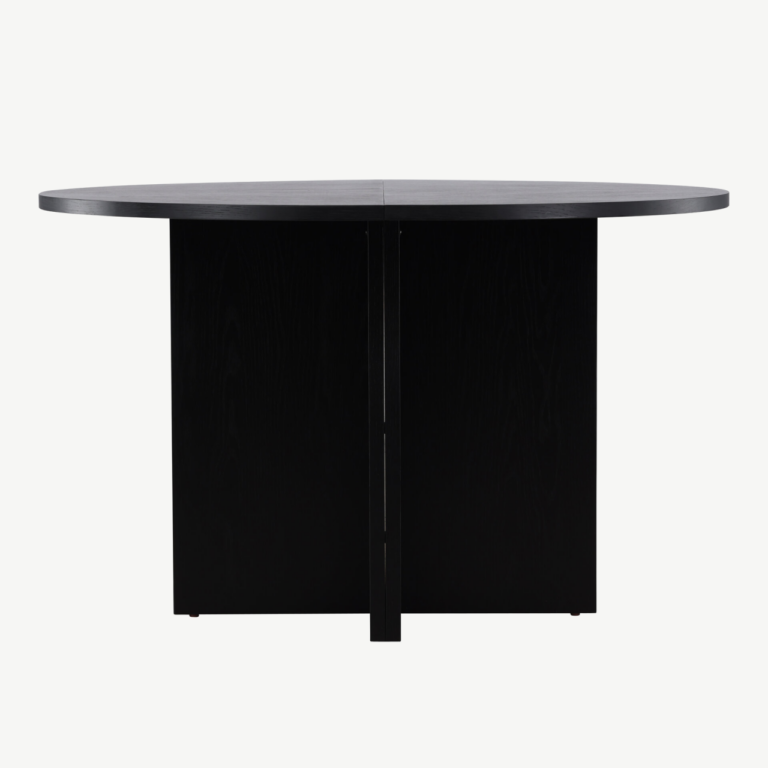 Must tammevineeriga ümar söögilaud Strada (120 cm) - 61993-100
