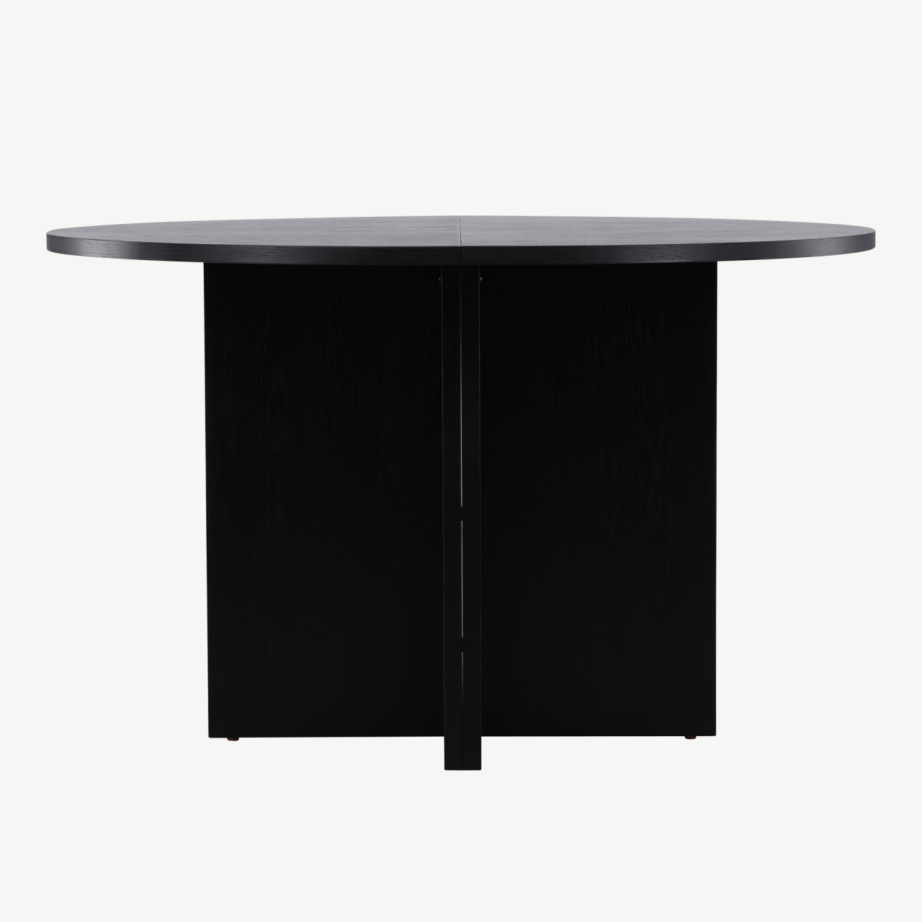 Must tammevineeriga ümar söögilaud Strada (120 cm), 61993-100 – 7