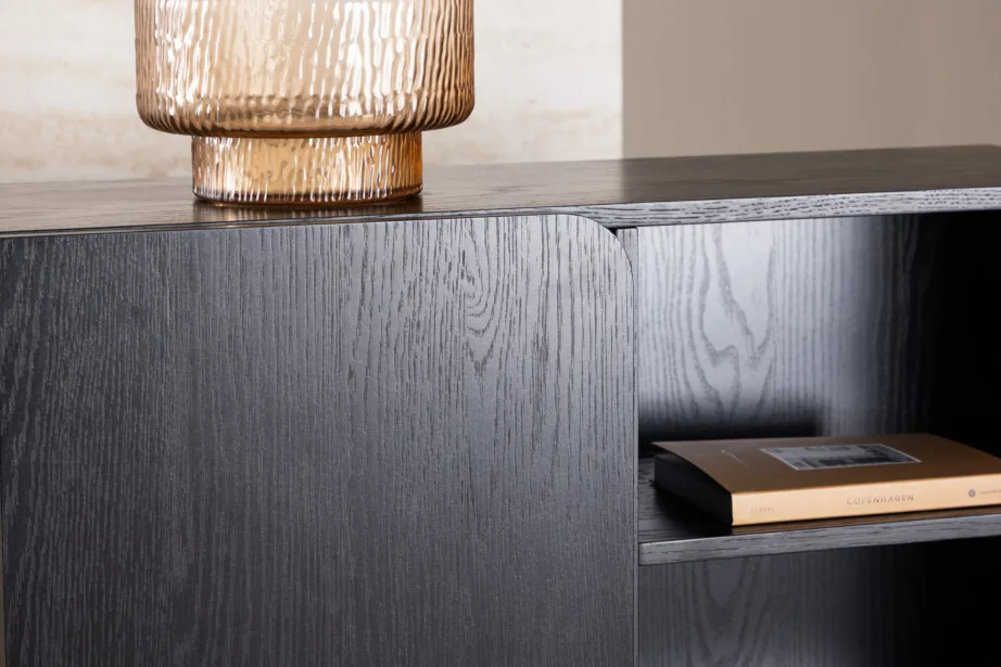 Must lakitud MDF kapp Tyresö 80×110 cm, 61956-100 – 11