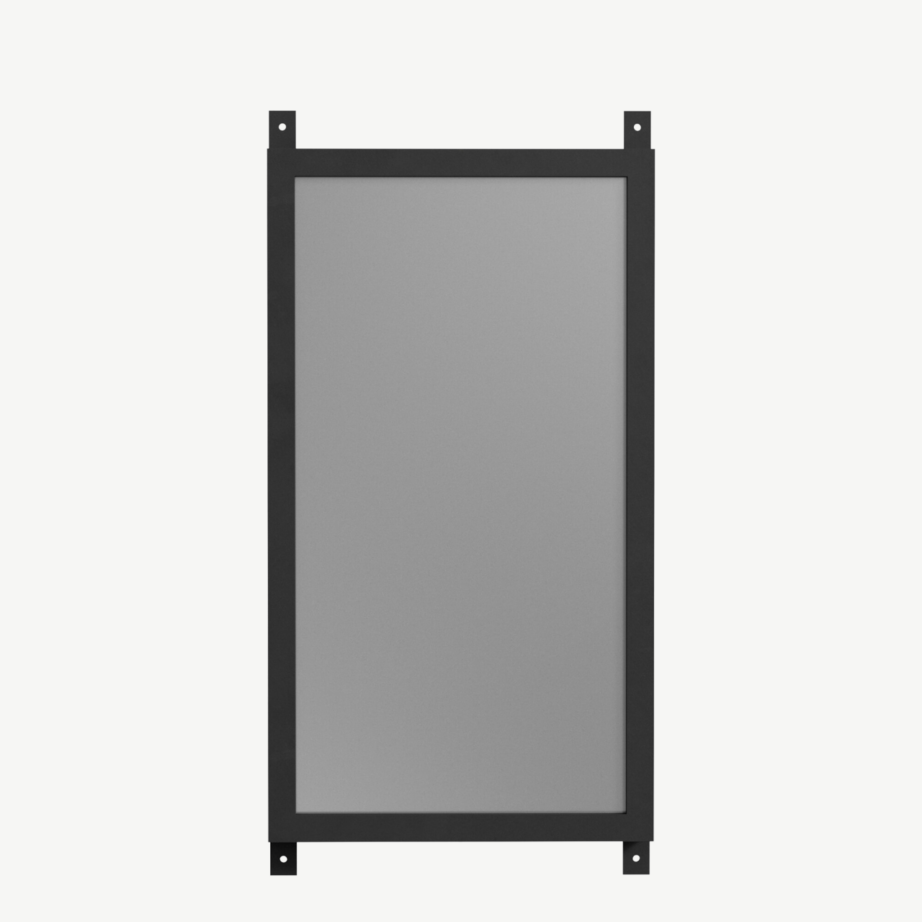 Nimes musta raamiga seinapeegel (35×72,5 cm), 30068-100