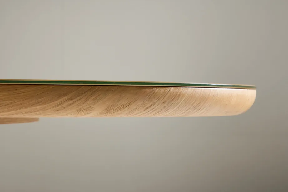 Ovaalne klaasplaadiga söögilaud Castor (loodus, 200×90 cm), 62035-111 – 13