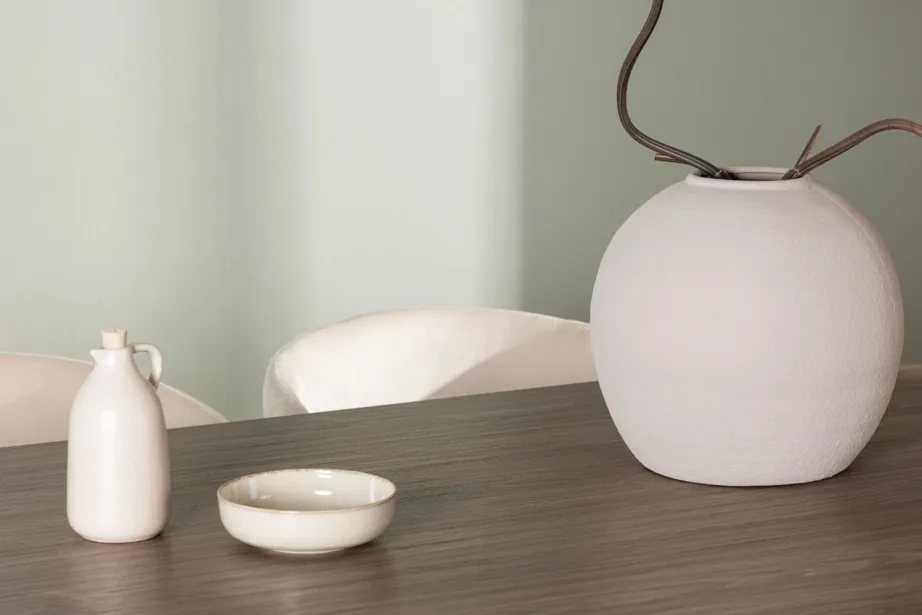 Ovaalne söögitoakomplekt Andy laud ja Berit toolid (looduslik MDF, beež velvet), GR23682 – 7