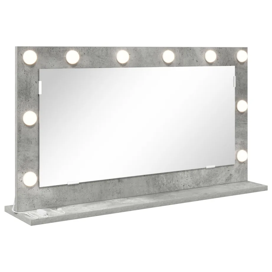 Peegel Betoonhall Betoon 80 x 45 x 18 cm Peegel Peegel