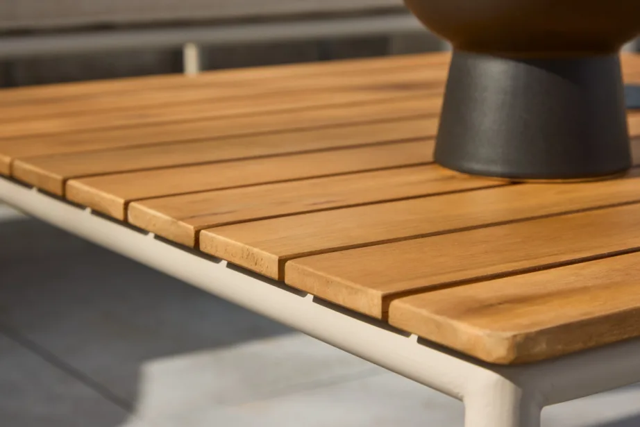 Beež terasest aiamööbli komplekt Penh: nurgadiivan ja akaatsiapuidust laud, 3137-402 – 9