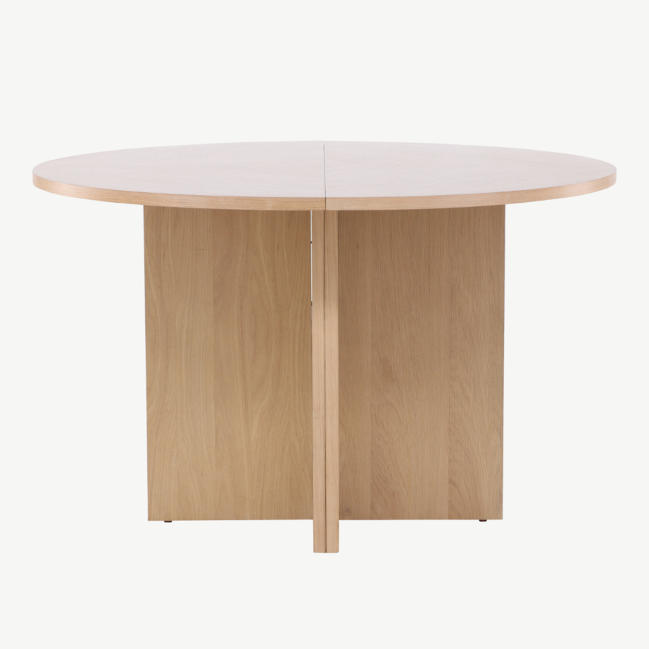 Pikendatav söögilaud Strada (valge peitsiga tammevineer, 120–170 cm), 61993-130 – 5