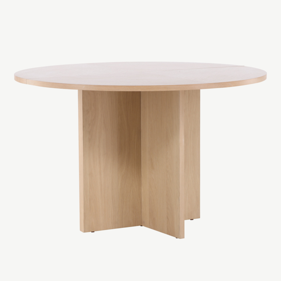 Pikendatav söögilaud Strada (valge peitsiga tammevineer, 120–170 cm), 61993-130 – 6