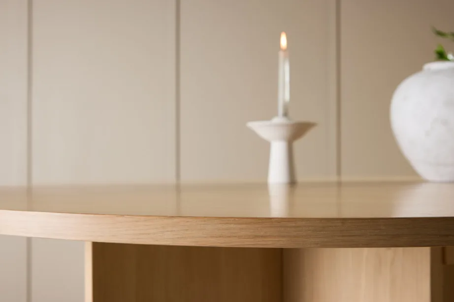 Pikendatav söögilaud Strada (valge peitsiga tammevineer, 120–170 cm), 61993-130 – 10