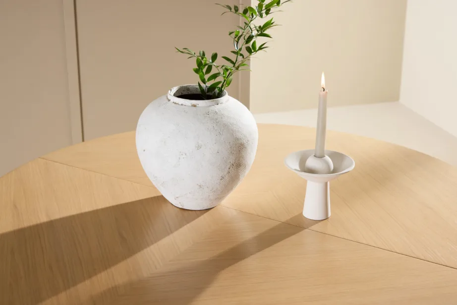 Pikendatav söögilaud Strada (valge peitsiga tammevineer, 120–170 cm), 61993-130 – 13