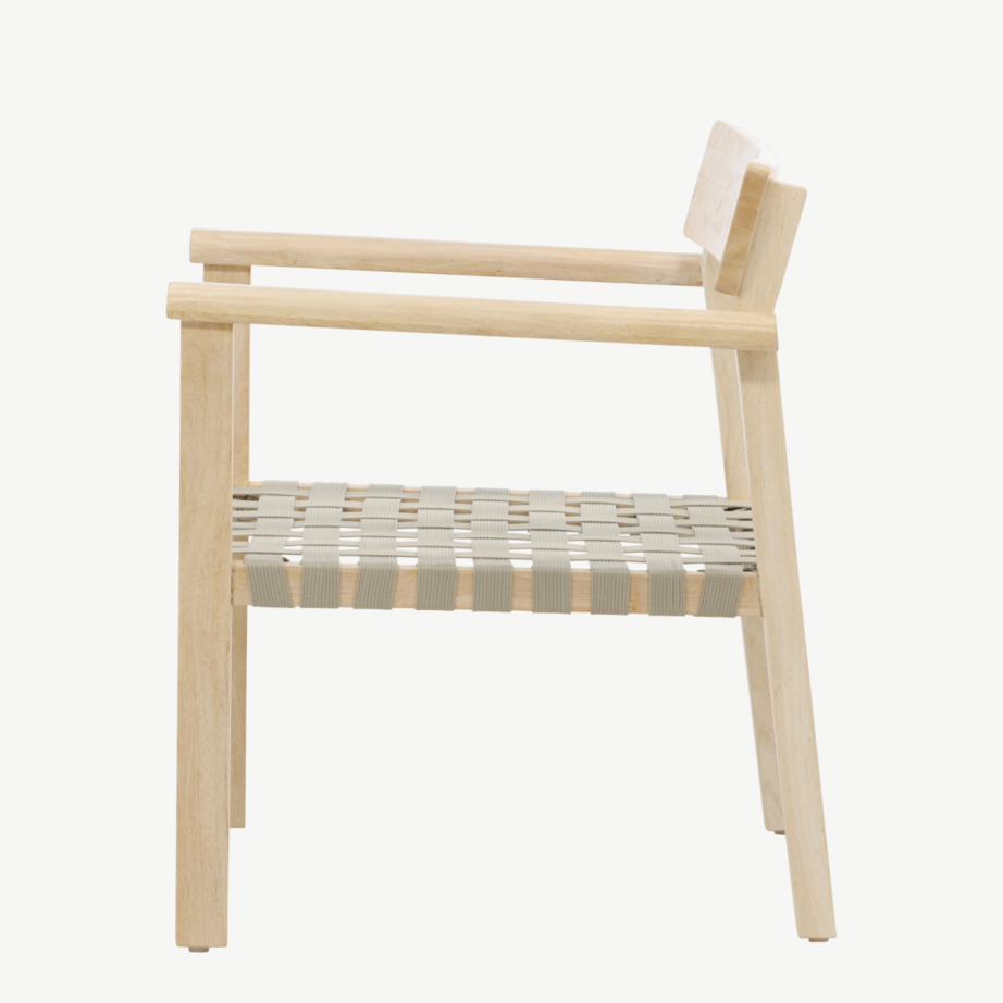 Mangopuidust hall tugitool Krois polüestrist istmeosaga (looduslik, hall, 65 × 67 × 77 cm), 62100-107 – 9