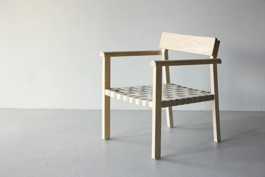 Mangopuidust hall tugitool Krois polüestrist istmeosaga (looduslik, hall, 65 × 67 × 77 cm), 62100-107 – 12