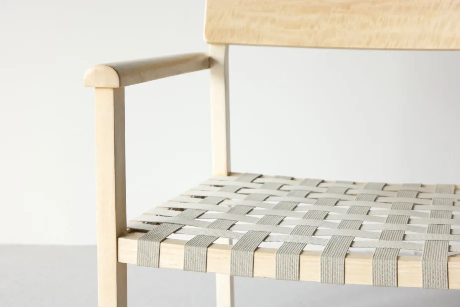 Mangopuidust hall tugitool Krois polüestrist istmeosaga (looduslik, hall, 65 × 67 × 77 cm), 62100-107 – 14