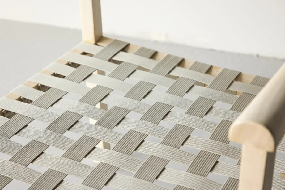 Mangopuidust hall tugitool Krois polüestrist istmeosaga (looduslik, hall, 65 × 67 × 77 cm), 62100-107 – 15