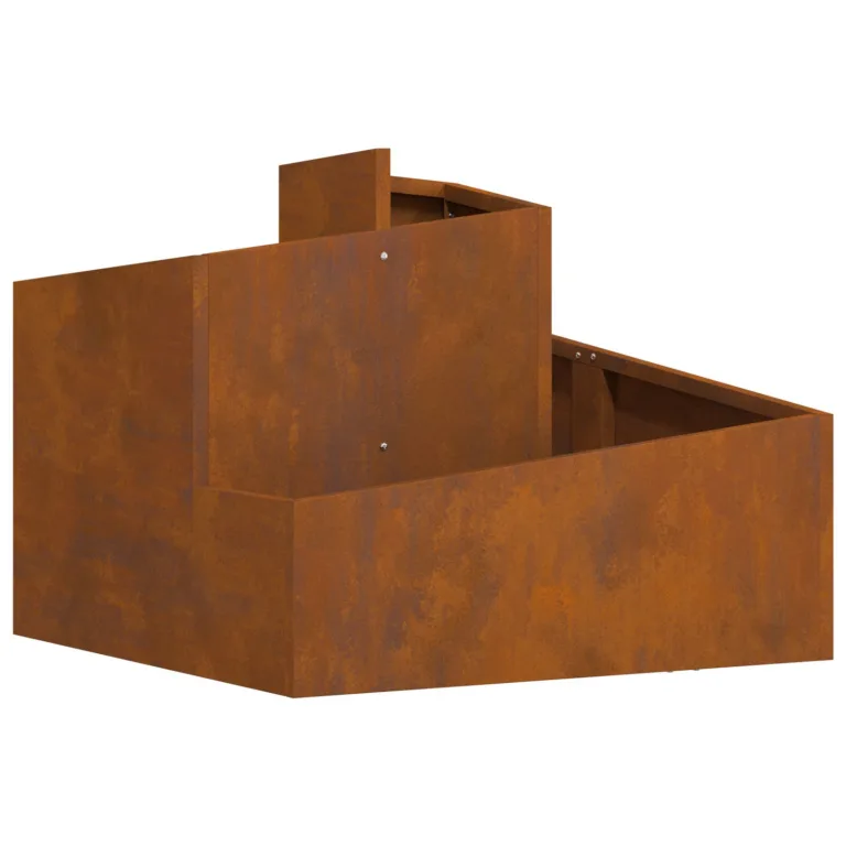 Pots & Planters Corten teras Keskmine Vastupidav Metallpott