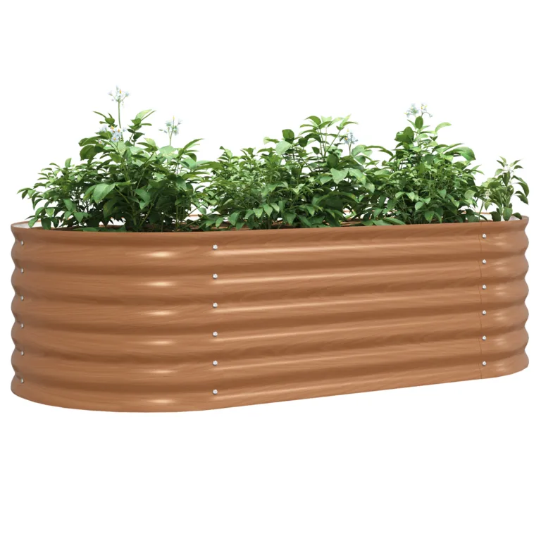 Pruun Tõstetud Aedvoodi Puitlook 160x80x44 cm Teras