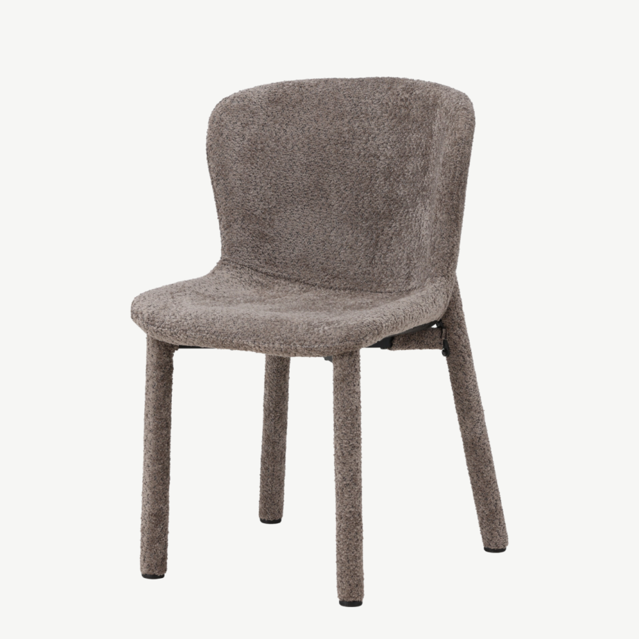 Pruun buklee Astoria söögitool, terasraamiga, 62032-040