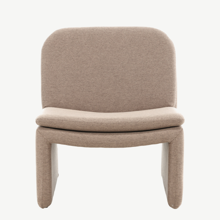 Pruun polüester-linase kattega tugitool Bonn (70x80x82cm), 62021-102 – 5