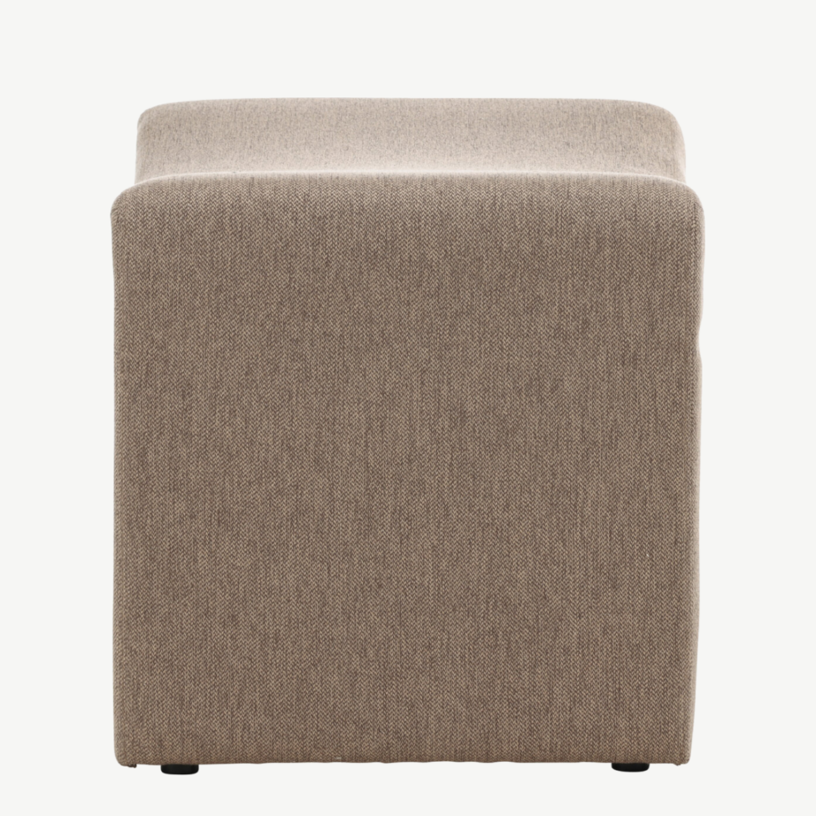 Pruun polüesterkangaga tumba tumba Bonn, 45×70 cm, 62024-125 – 2