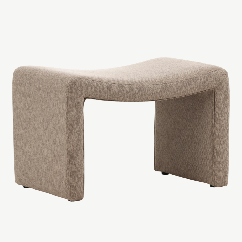 Pruun polüesterkangaga tumba tumba Bonn, 45×70 cm, 62024-125 – 4