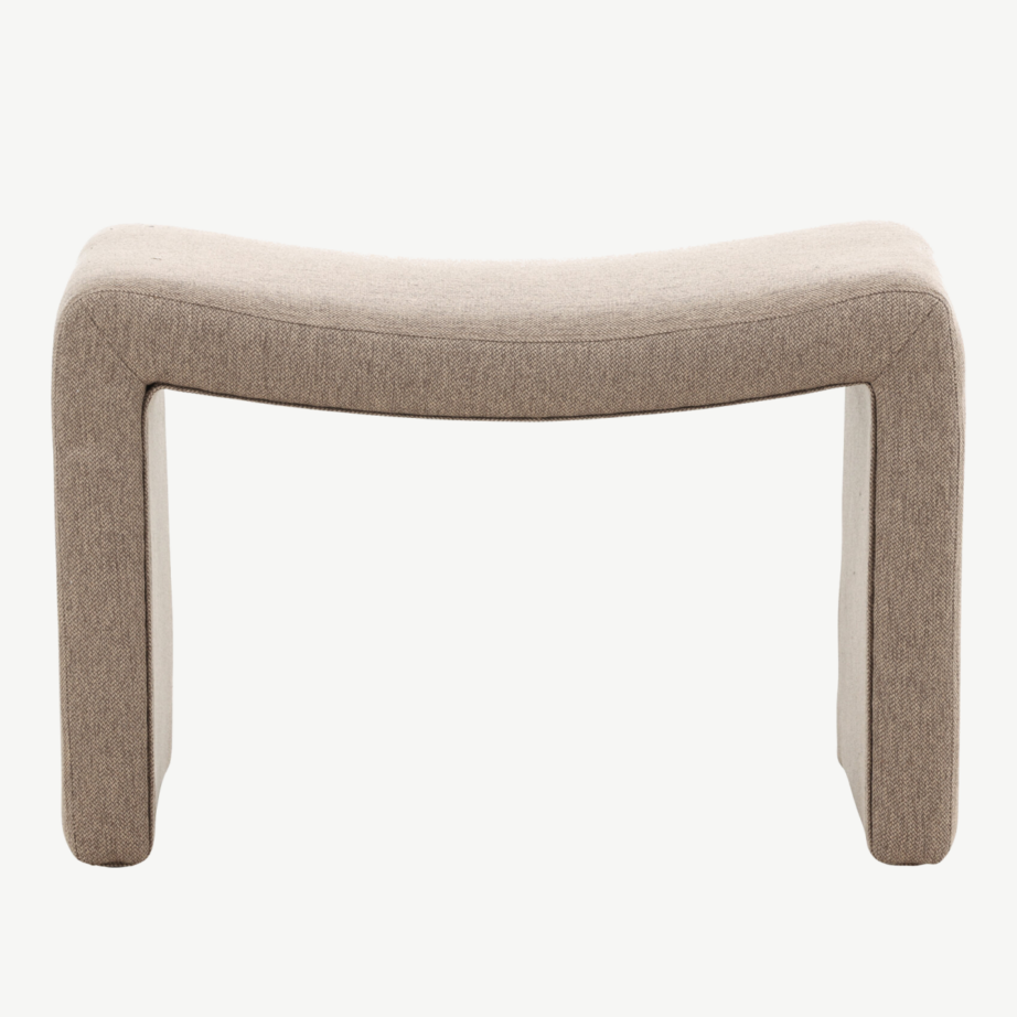 Pruun polüesterkangaga tumba tumba Bonn, 45×70 cm, 62024-125 – 5