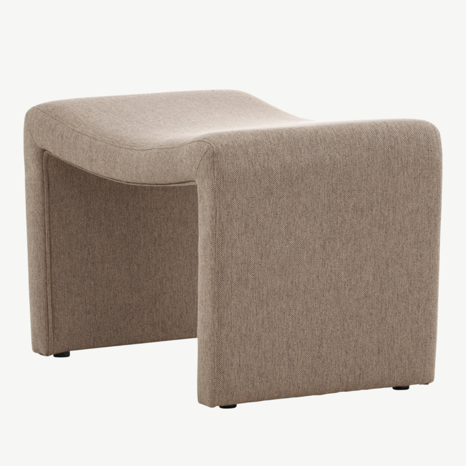 Pruun polüesterkangaga tumba tumba Bonn, 45×70 cm, 62024-125 – 6