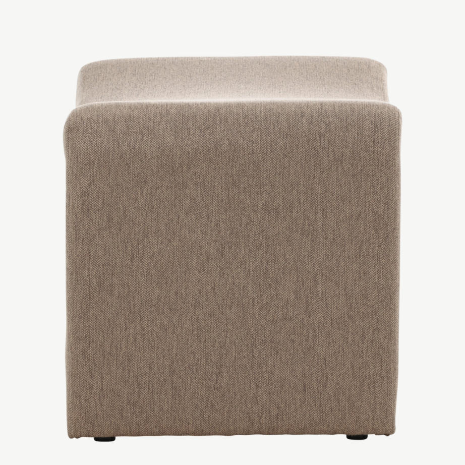 Pruun polüesterkangaga tumba tumba Bonn, 45×70 cm, 62024-125 – 7