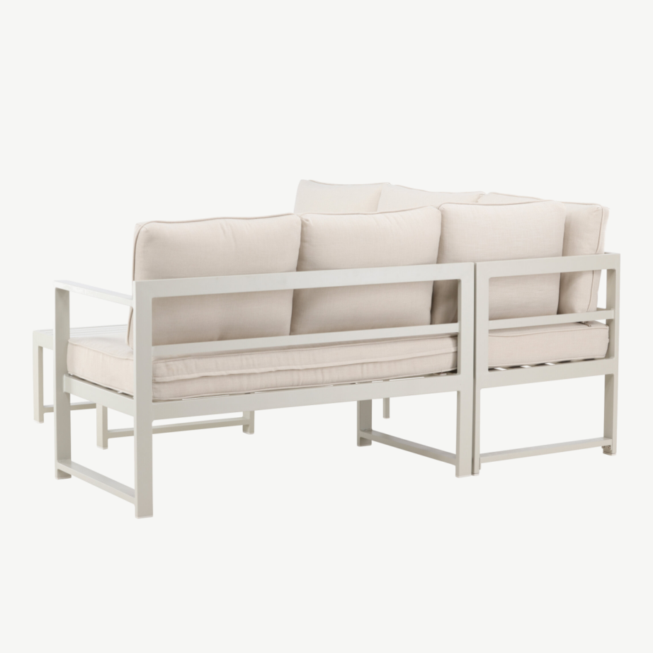 Salvadori nurgadiivanikomplekt õue (alumiinium, beežid kattepadjad, laud komplektis), 2138-222 – 6