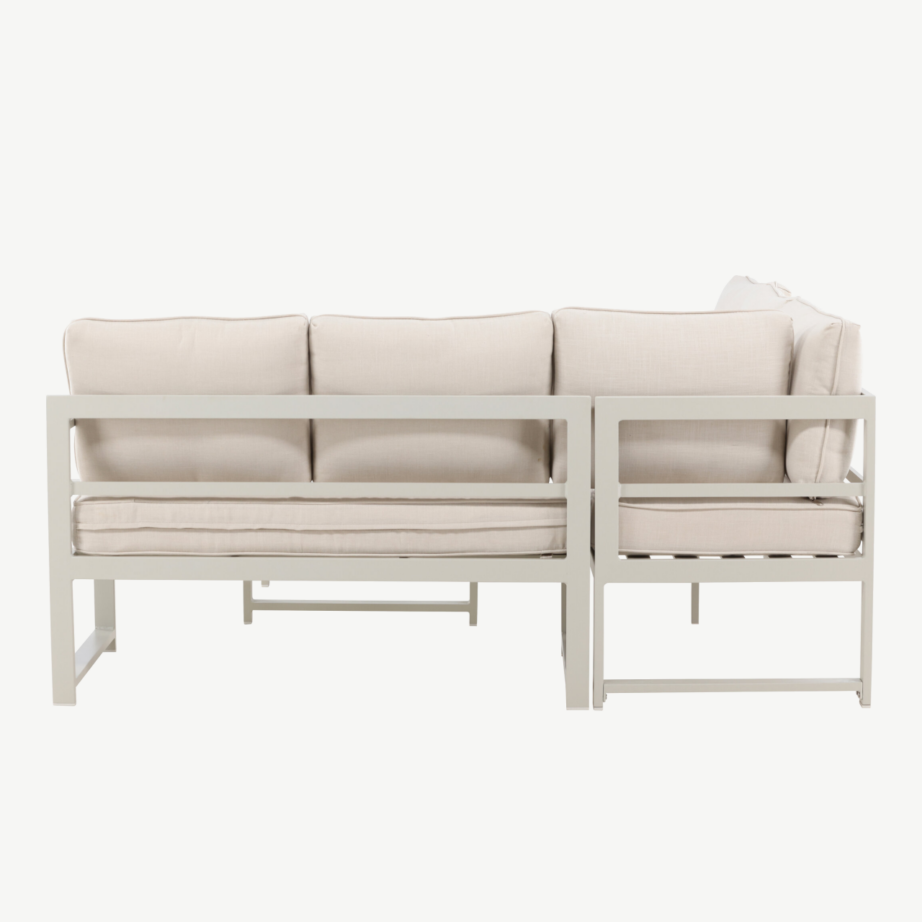 Salvadori nurgadiivanikomplekt õue (alumiinium, beežid kattepadjad, laud komplektis), 2138-222 – 7