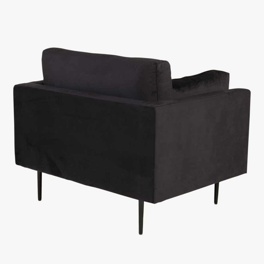 Sametist must tugitool Boom kollektsioonist, terasest jalgadega, GR19269 – 3