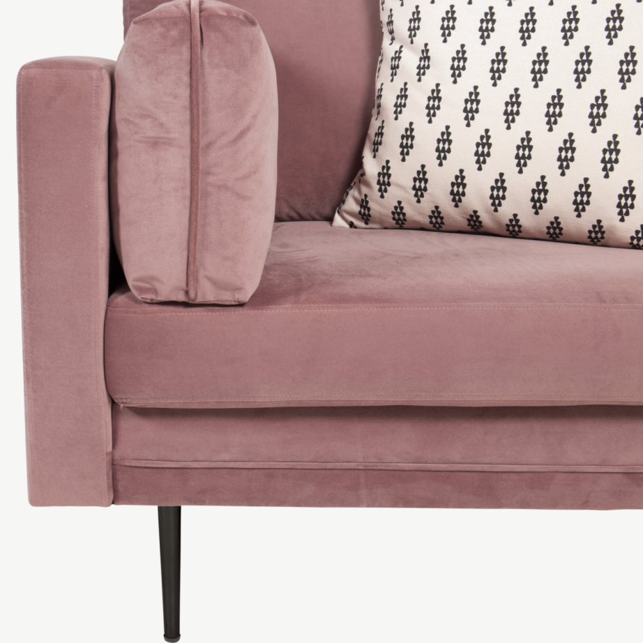 Sametkangaga tugitool Boom (vanaroosa, kuldsed terasjalad), GR19272 – 5