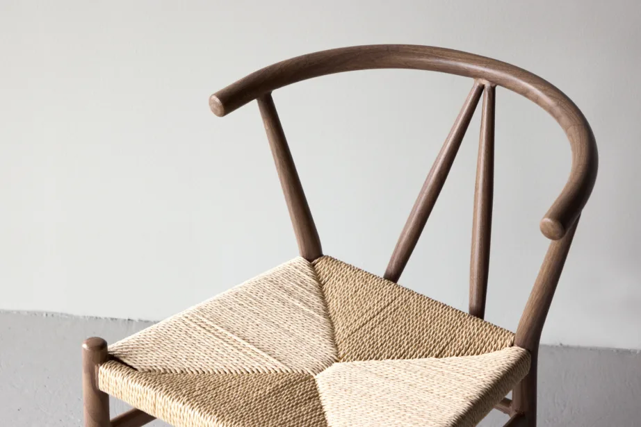 Skandinaavia stiilis söögitool Alfons (pruun teras, beež punutud istmega), 16802-123 – 10