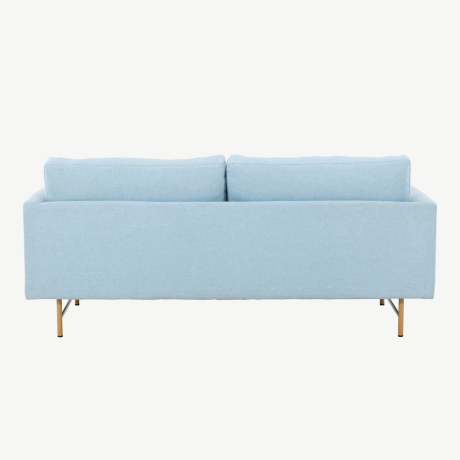 Sky 3-kohaline diivan beebisinine, metalljalad valge peitsiga, 61235-555 – 3