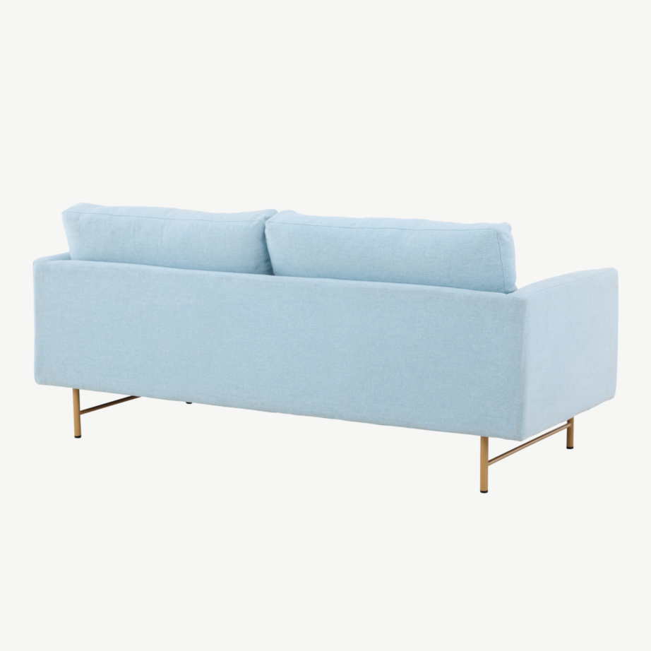 Sky 3-kohaline diivan beebisinine, metalljalad valge peitsiga, 61235-555 – 4