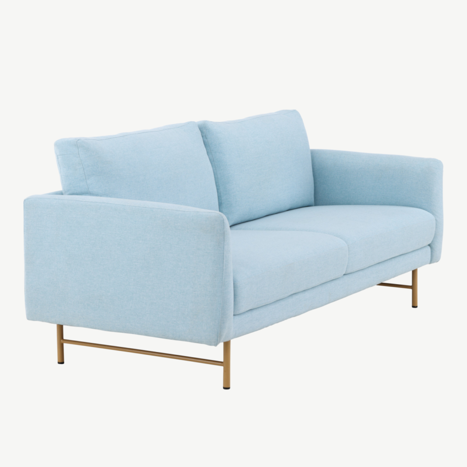 Sky 3-kohaline diivan beebisinine, metalljalad valge peitsiga, 61235-555 – 6