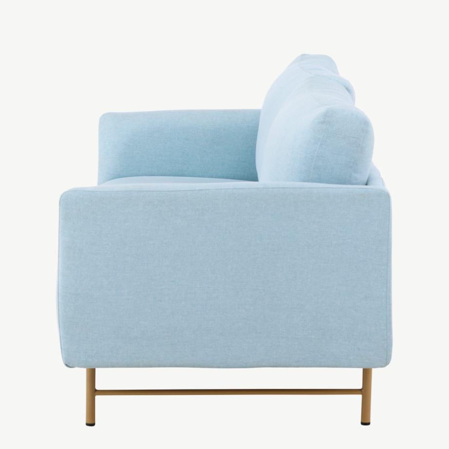 Sky 3-kohaline diivan beebisinine, metalljalad valge peitsiga, 61235-555 – 10