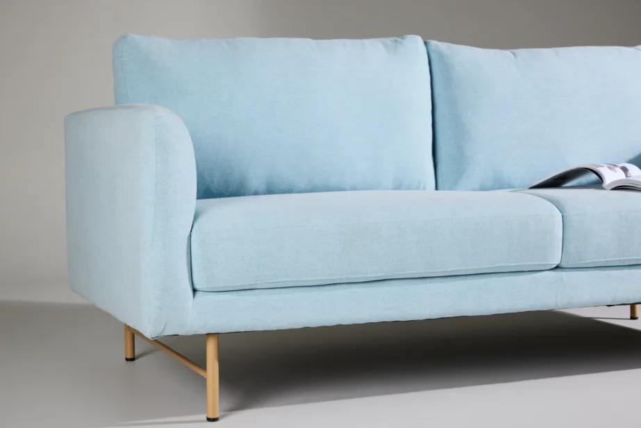 Sky 3-kohaline diivan beebisinine, metalljalad valge peitsiga, 61235-555 – 15