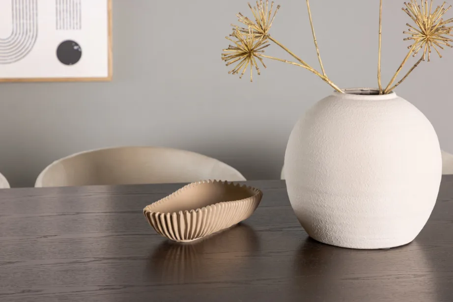 Söögilaud Ystad koos beežide Berit toolidega (tammevineer, must metall, 220×100 cm), GR23760 – 7