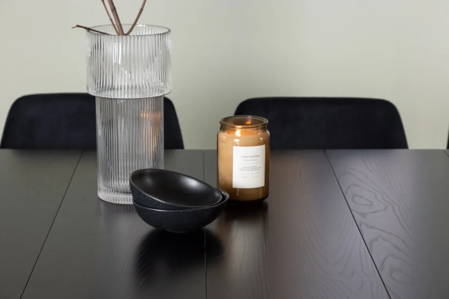 Söögitoakomplekt Astrid – must matt laud ja Night sari toolid (6 tk), GR23523 – 7