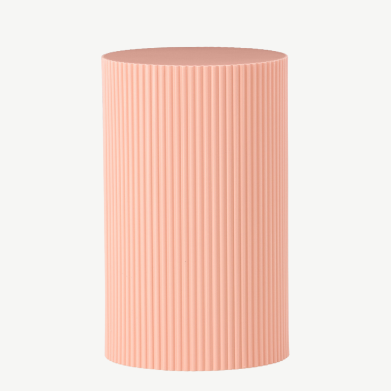 Sooneline virsikukarva abilauake Lenox (MDF, ø30,5 cm) - 62054-222