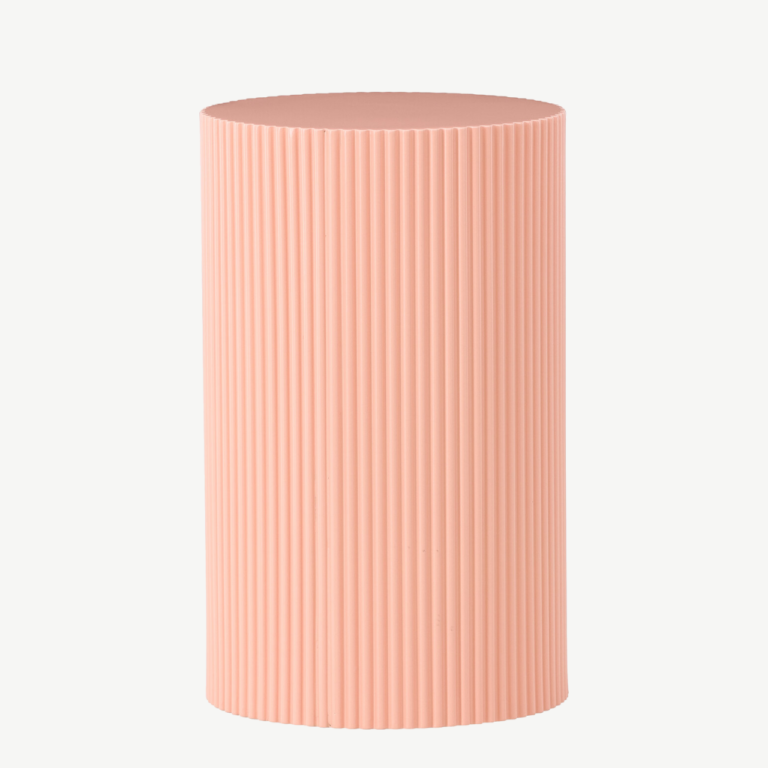 Sooneline virsikukarva abilauake Lenox (MDF, ø30,5 cm) - 62054-222