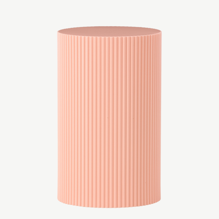 Sooneline virsikukarva abilauake Lenox (MDF, ø30,5 cm) - 62054-222