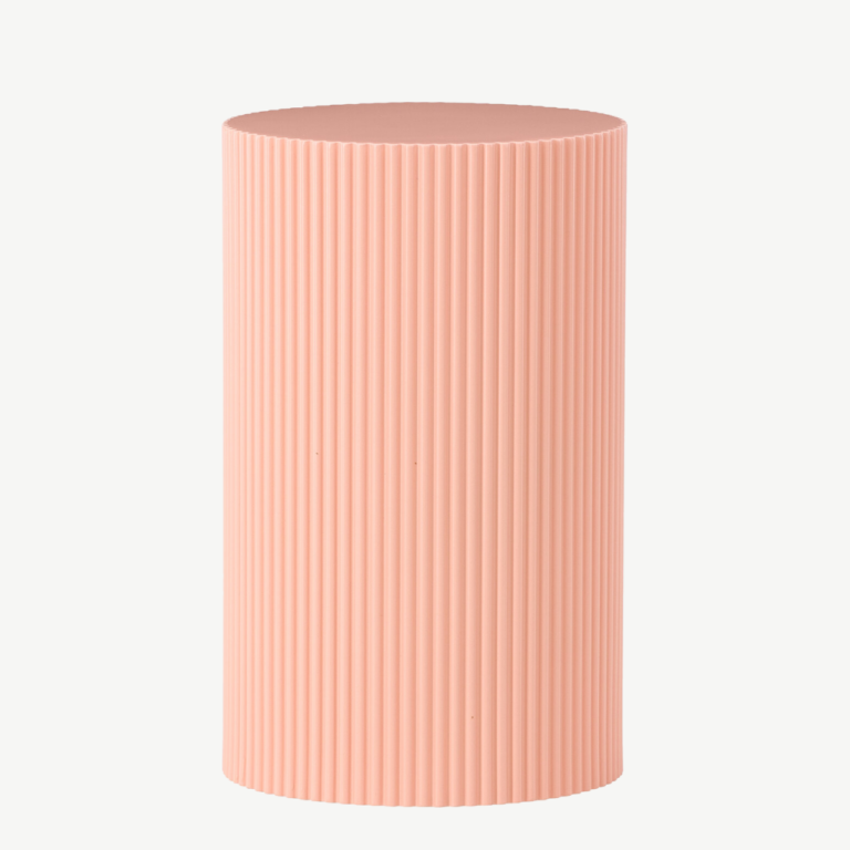 Sooneline virsikukarva abilauake Lenox (MDF, ø30,5 cm) - 62054-222