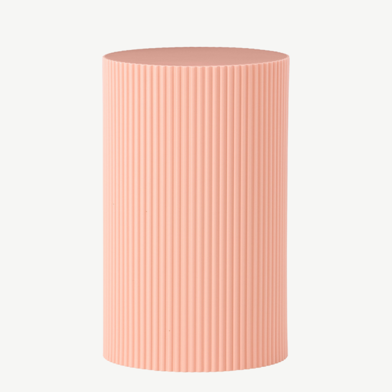 Sooneline virsikukarva abilauake Lenox (MDF, ø30,5 cm) - 62054-222