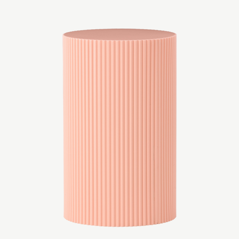 Sooneline virsikukarva abilauake Lenox (MDF, ø30,5 cm) - 62054-222