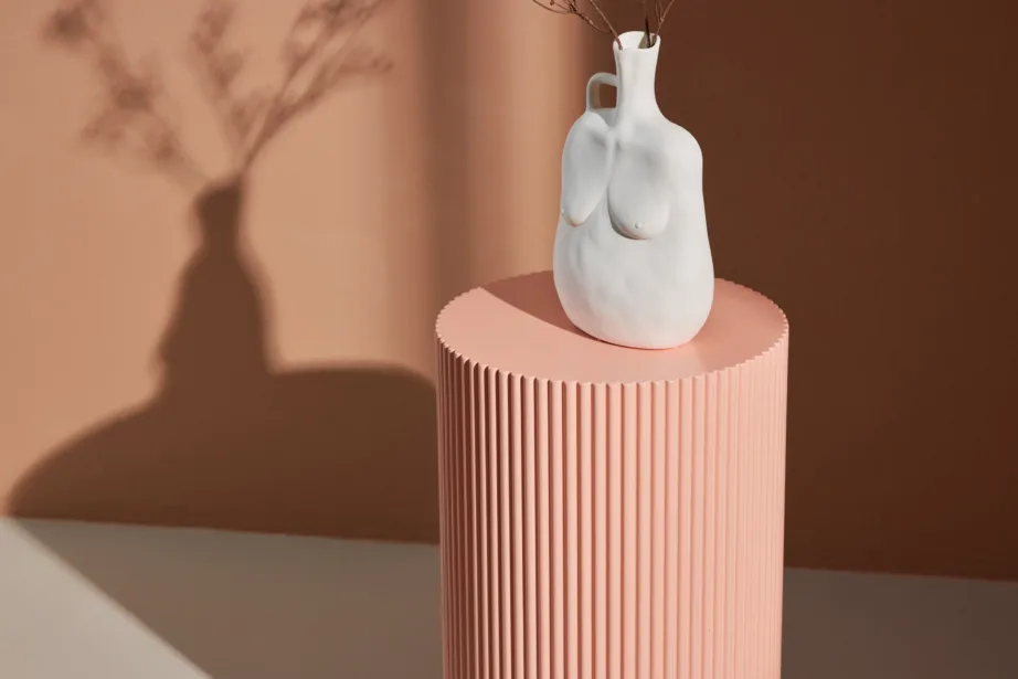 Sooneline virsikukarva abilauake Lenox (MDF, ø30,5 cm), 62054-222 – 16