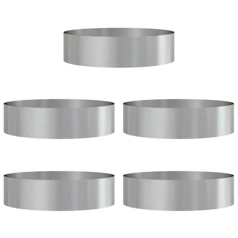 Suured Metallist Lillepotid Galvaniseeritud Metall Suur