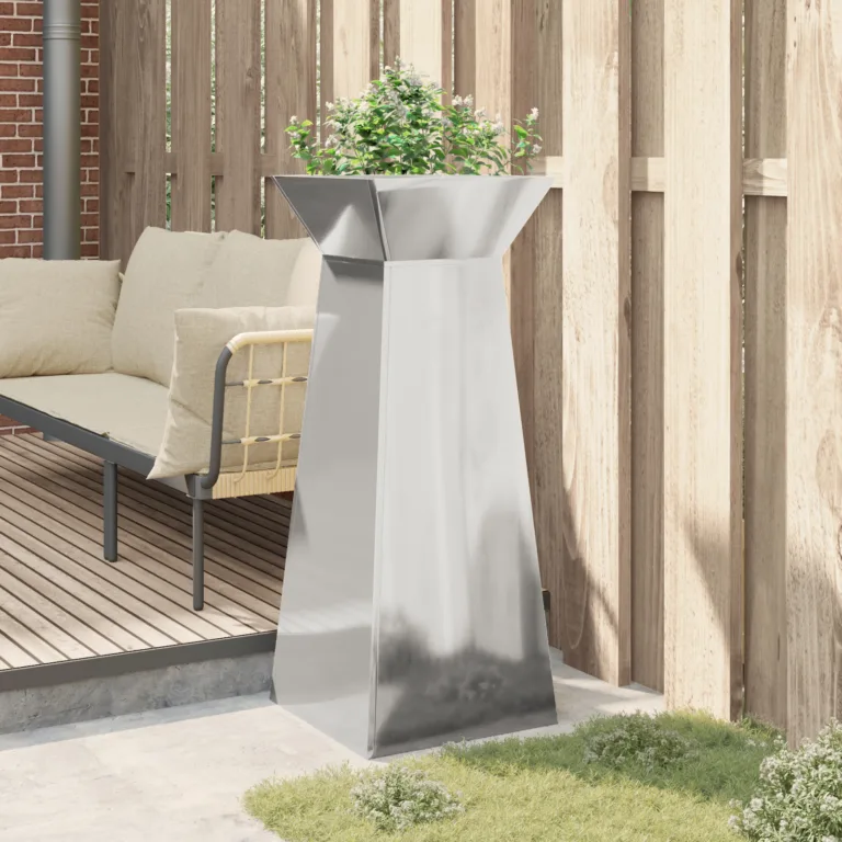 Taime alus Galvaniseeritud teras 40 x 40 x 101 cm Taimepotid