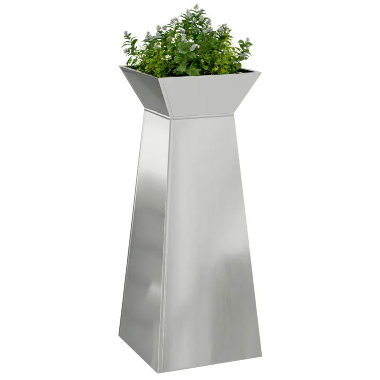 Taime alus Galvaniseeritud teras 40 x 40 x 101 cm Vastupidav